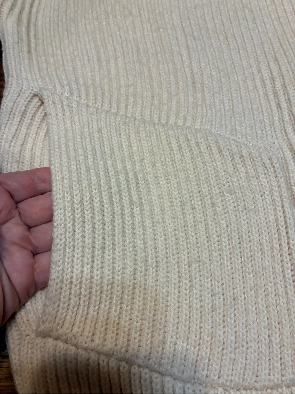 Cozy Cream Zip-Front Hooded Women's Sweater